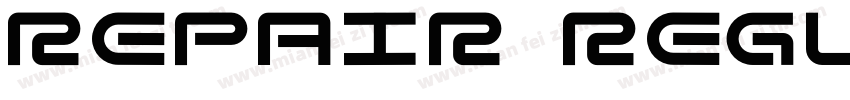 Repair Regular Regular字体转换